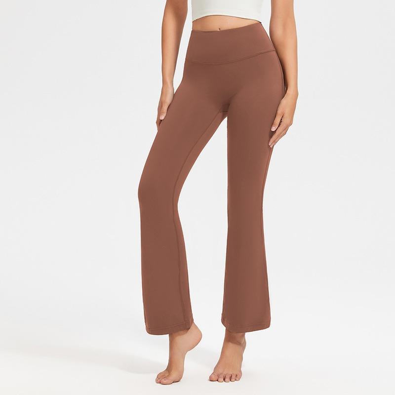 New Fashion Sports Casual Flared Yoga Pants Women High Waist Hip Lifting Fitness Yoga Trousers Women Slim Fit Loose Joggings Running Yoga Pants 25587