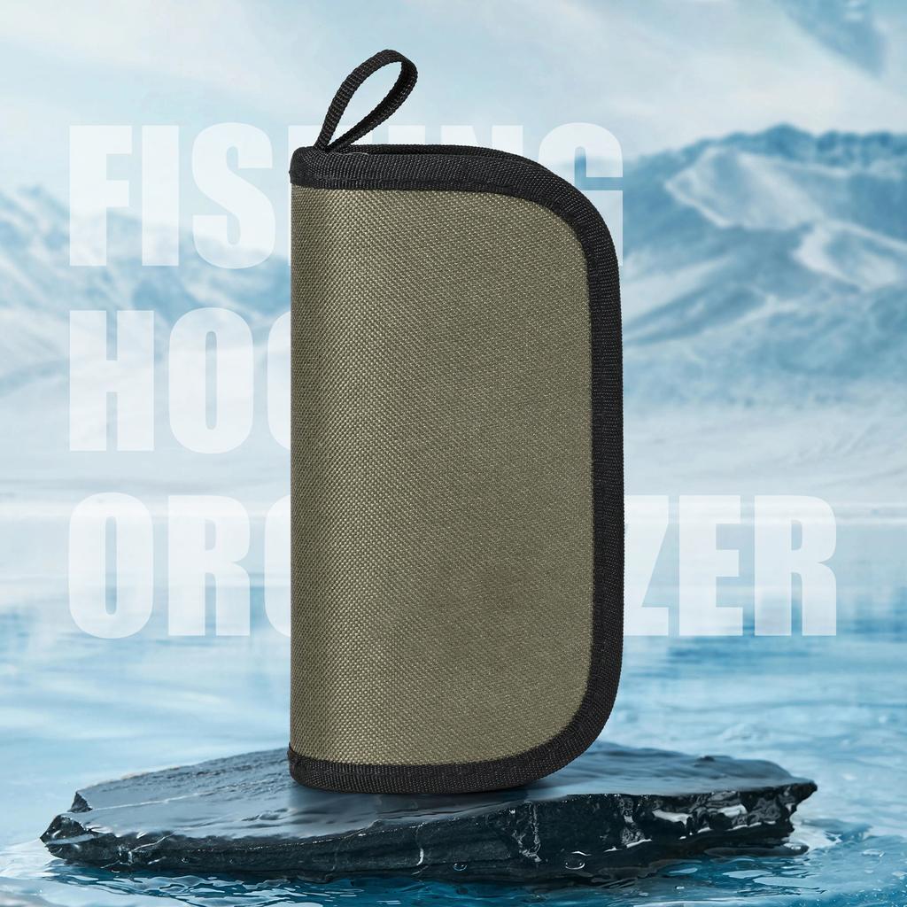 EVA Fishing Sequins Storage Bag Fishing Hook Organizer Fishing Fly Lures Spoon Spinner Pouch