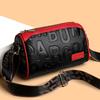 Stylish retro multi-compartment commuter versatile child and mother embossed women's shoulder messenger bag