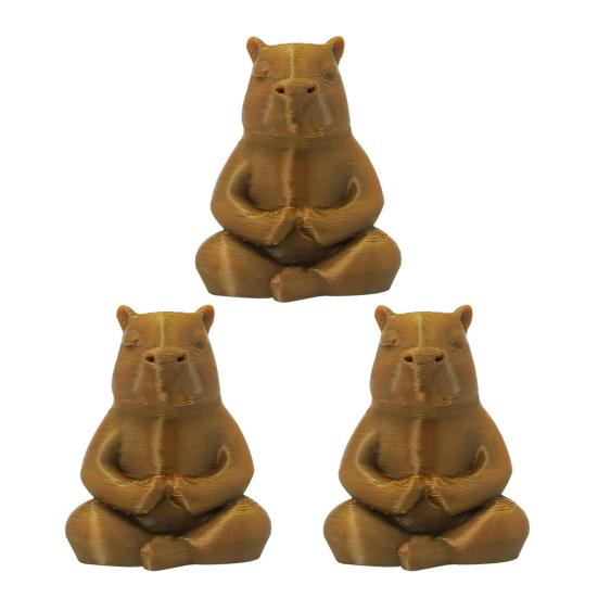 Meditation Cartoon Figure Hand Carved Wooden Small Animal Statue Desktop Mini Sculpture Decorative Handmade Ornament