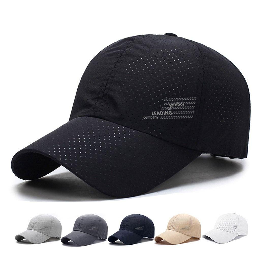 Adjustable Mesh Baseball Hat Summer Men Baseball Cap Fashion Mesh Sports Cap  Male