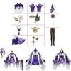 Impresionante Ropa de Cosplay de Keqing de Genshin Impact Perfecta Para Festivales Y Actuaciones