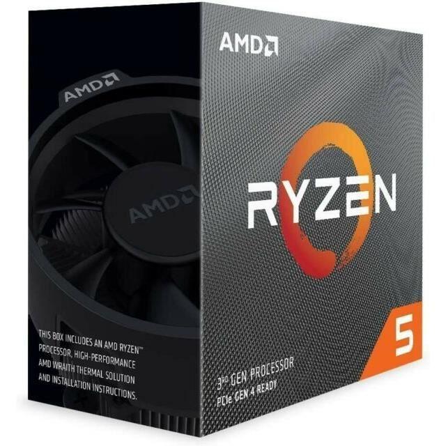 Processeur - AMD - Ryzen 5 5600X - 6 Cœurs - 12 Threads - 3.7 GHz/4.6 GHz