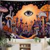 Psychedelic Forest Theme Digital printing polyester wall hanging tapestry decorative Living room bedrooms Office background gift