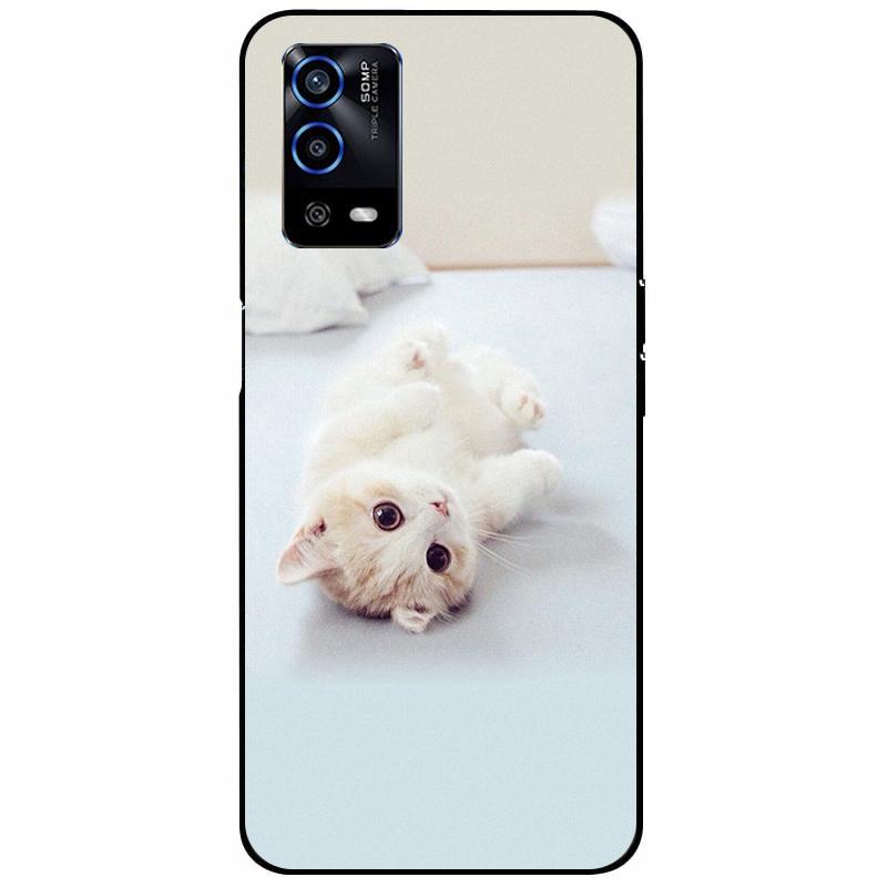 For Oppo A55 4G Case 6.51'' Soft Silicone Protective Marble Phone Cover for Oppo A55 Case TPU Funda For OPPOA55 A 55 CPH2325 Bag