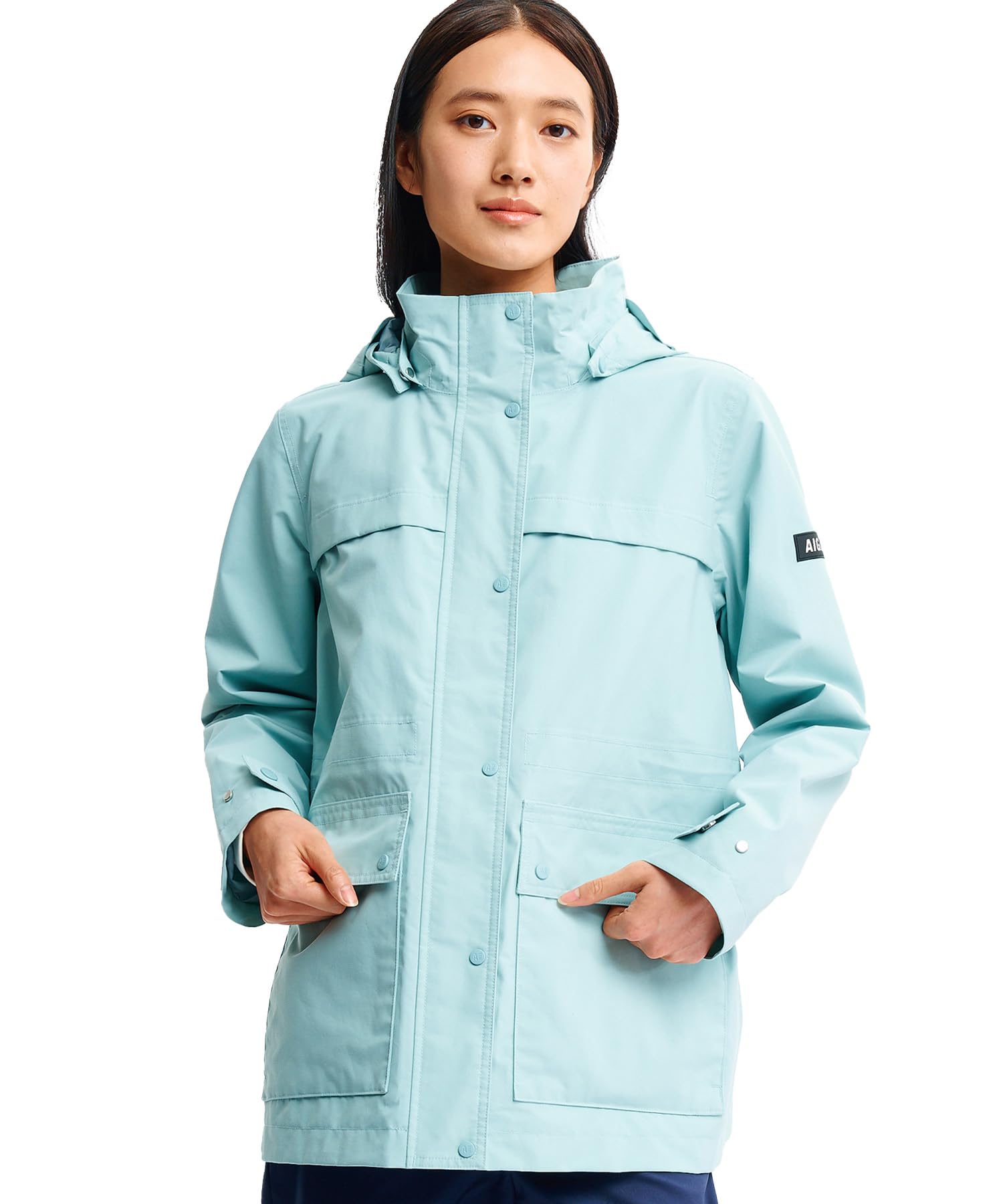 

Офіційна куртка Aigle світло-блакитного кольору Gore-Tex 2-шарова, T-KIT RP, жіноча,