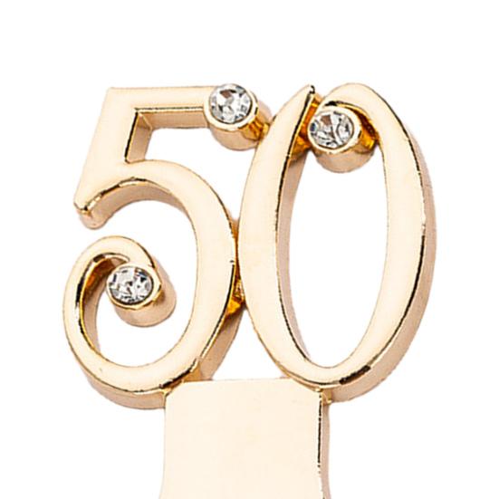 Vynikající otvírák na nápoje 50 Číslo Zlatá barva Otevřít víko