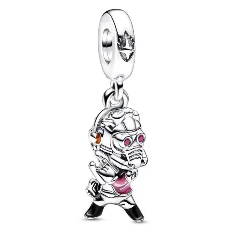 Fit Original 100% Copper New Robot Minnie Mickey Mouse Jumping Tiger Charms Beads Necklace For Women Jewelry