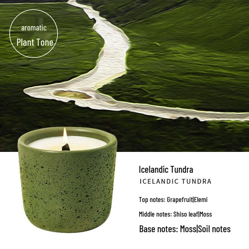 

Icelandic Tundra Scented Candle Gift Set - Long-lasting Aromatherapy for Birthdays or Party Favors Medium [Coconut Wax, 18h Burn]