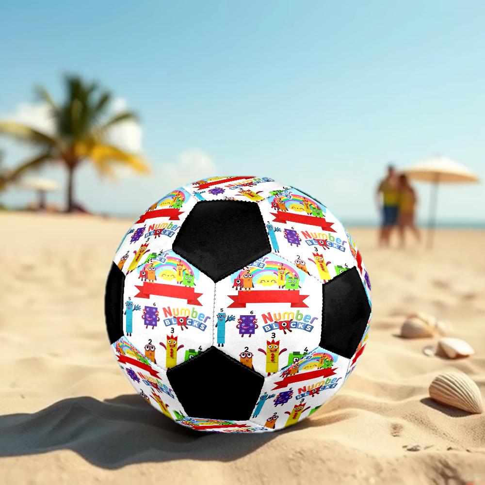 Numberblocks Tema Størrelse 5 Fodbold, Velegnet til Både Indendørs og Udendørs Kampe, en Gave Velegnet til Alle.