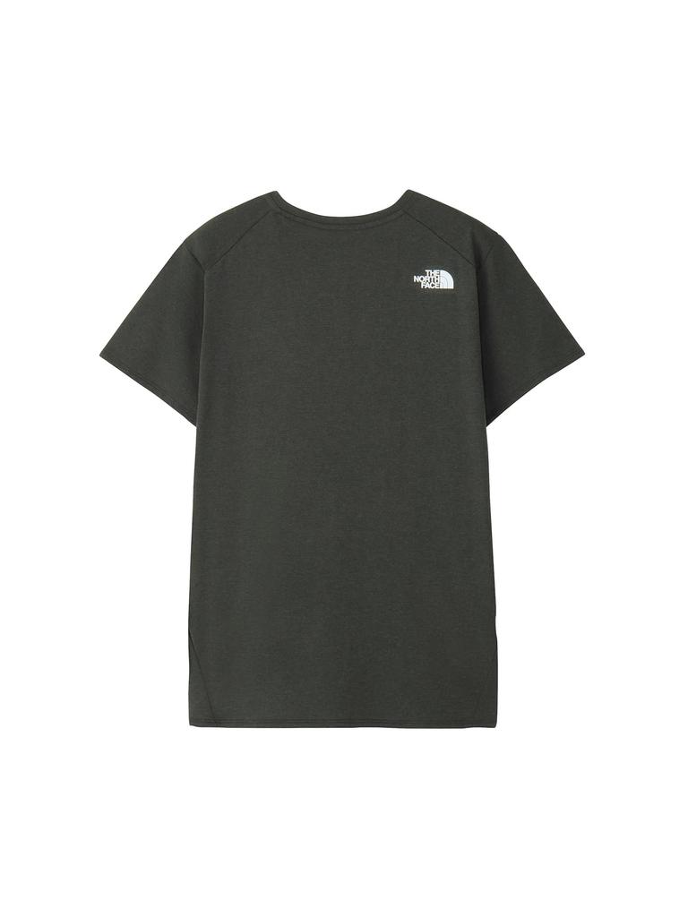 The North Face Short Sleeve Cut and Sew Short Sleeve Enduro Mixed Color L T-Shirt, Crew, Women's, Charcoal,