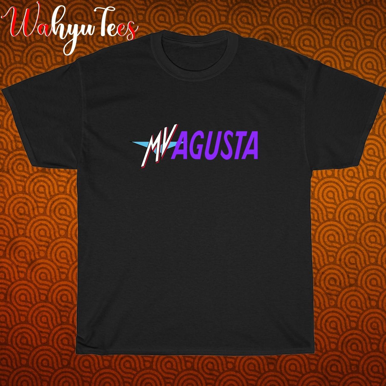 MV Augusta Logo Black/Grey/Navy/White Size S-5XL Unisex T-Shirt S