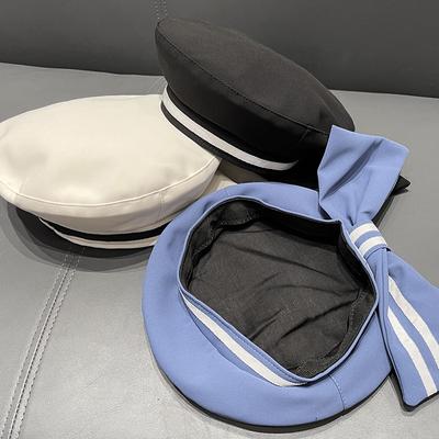 2025 Japanese Academic Sweet Beret - Spring Summer Retro Student Sailor Inspired Artist Hat Stylish
