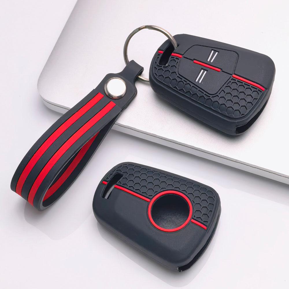 Copri Chiave per Opel Astra Corsa Insignia Mokka Zafira Vectra Signum Meriva Protezione Anti-Graffio Antiurto Texture Morbida
