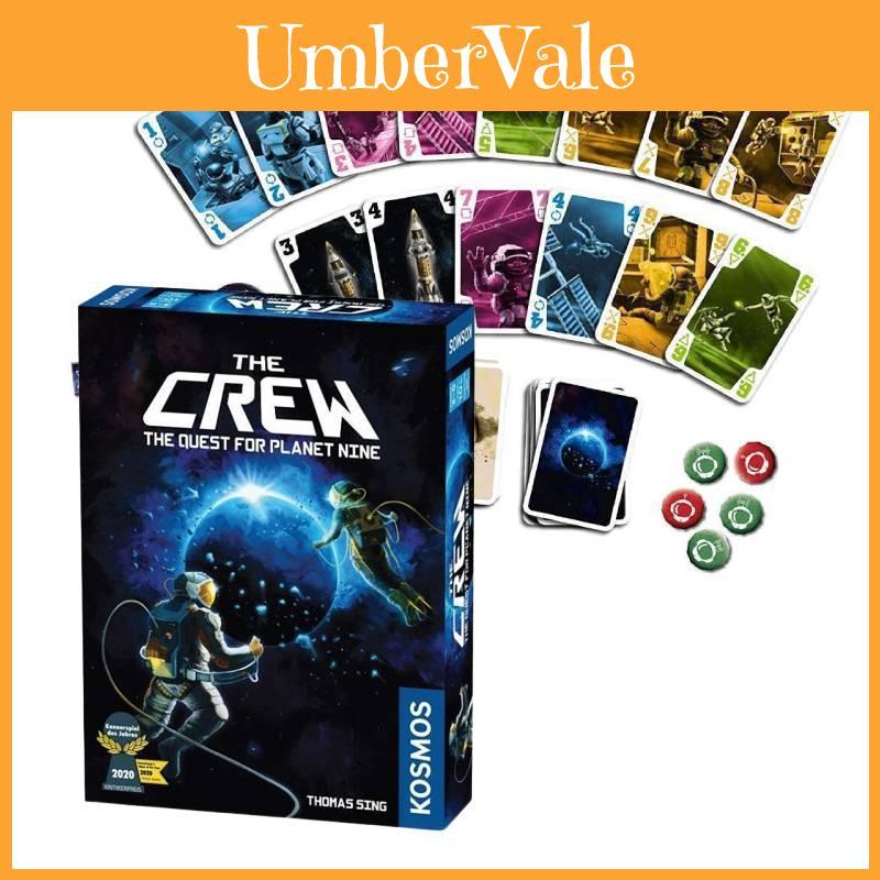 The Crew Quest For Planet Nine Gioco di Carte Strategico Colorato Per Riunioni di Famiglia