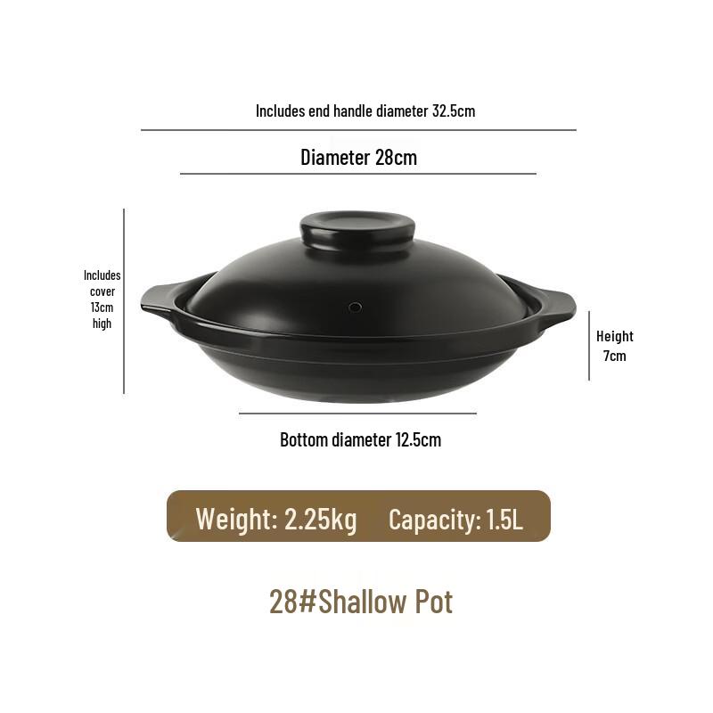 LIEI Ceramic Dry Pot & Alcohol Stove Set