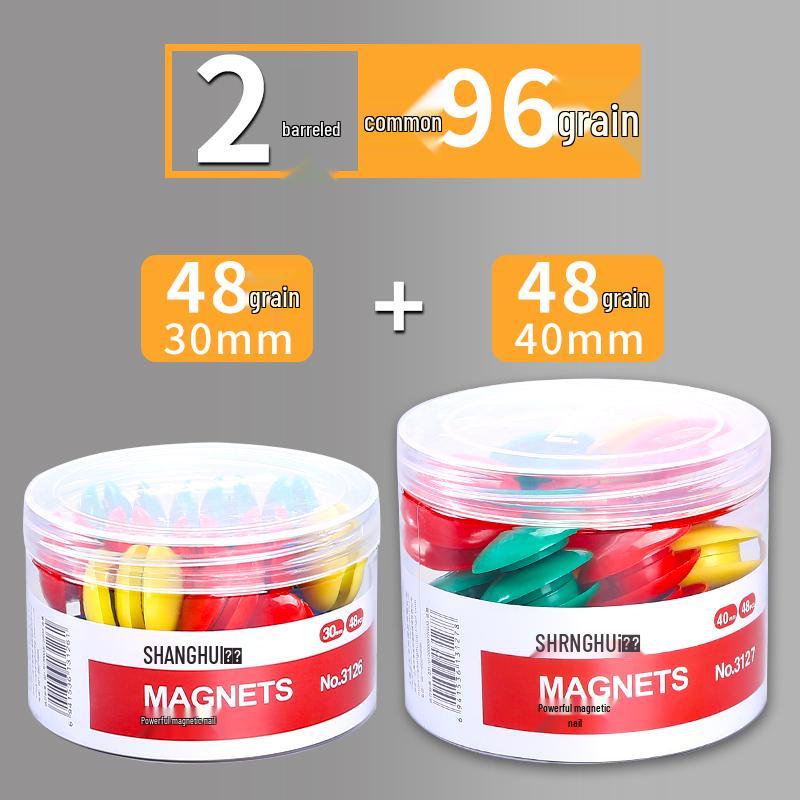 Colorful Round Magnetic Chalkboard Stickers with Strong Magnets for Whiteboards