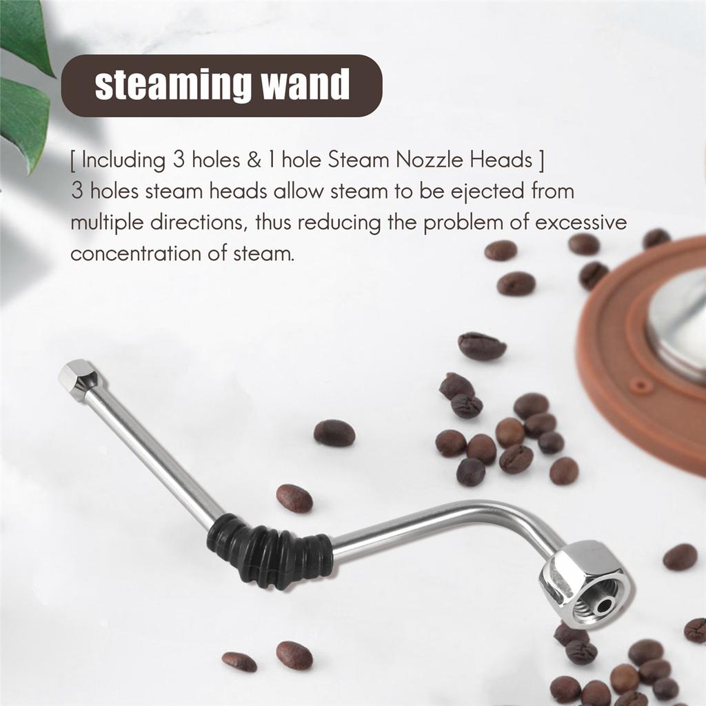 Lanza de Vapor para Delonghi EC680/EC685, Máquina de Café Rancilio, Mejora con Boquilla de Vapor Adicional de 3 Orificios