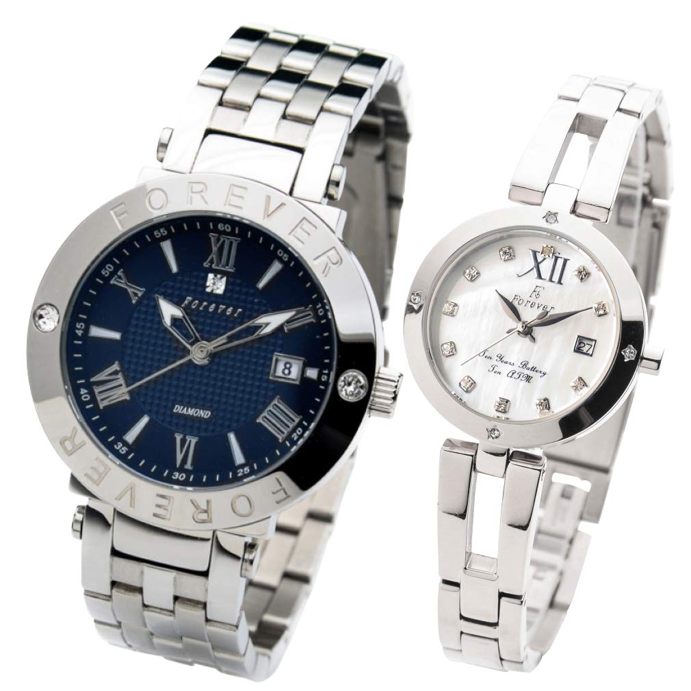 

Часы Pair Watch Forever Limited Pair 10 ATM Водонепроницаемые, оснащены 10-летней батареей Move FOREVER Pair Watch [Купить часы K&Yu] FG1203-10.FL1211-3