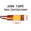 25*15*3,5 mm Värmeelement 12V 24V 110V 220V Celsius PTC-värmare För miniatyrvärme