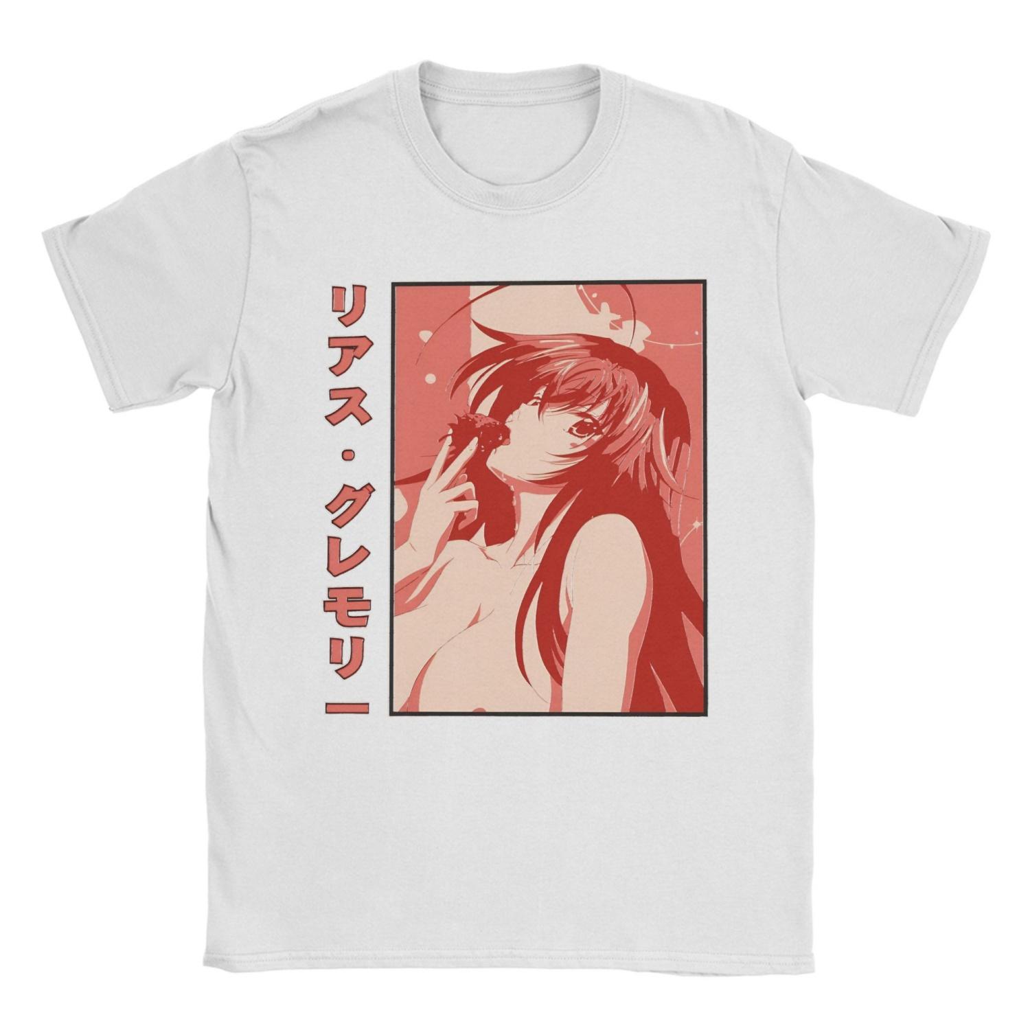 

Риас Гремори Delicious Strawberry High School DxD Футболка Мужская Хлопковая Топы Футболки Ретро Круглый Вырез Короткий Рукав S