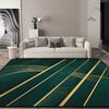 Abstract Blue Ink Wash Golden Flying Butterfly Print Large Area Rug Soft Flannel Non Slip Floor Carpet for Living Room Modern