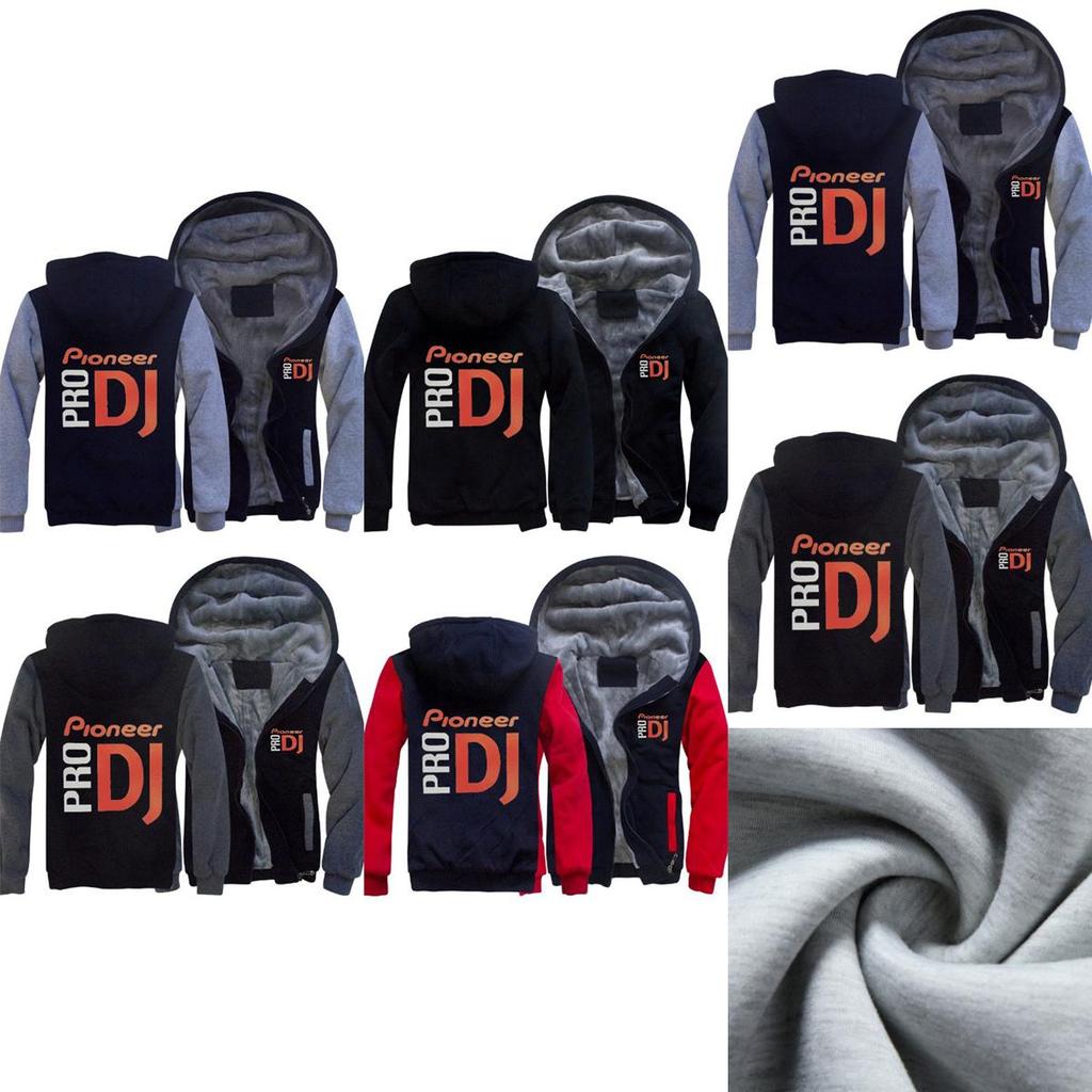 Luxurious Men Sweater Zipper Thicken Sweatshirt Hoodie Unisex Jacket Winter Coat For Cold Days