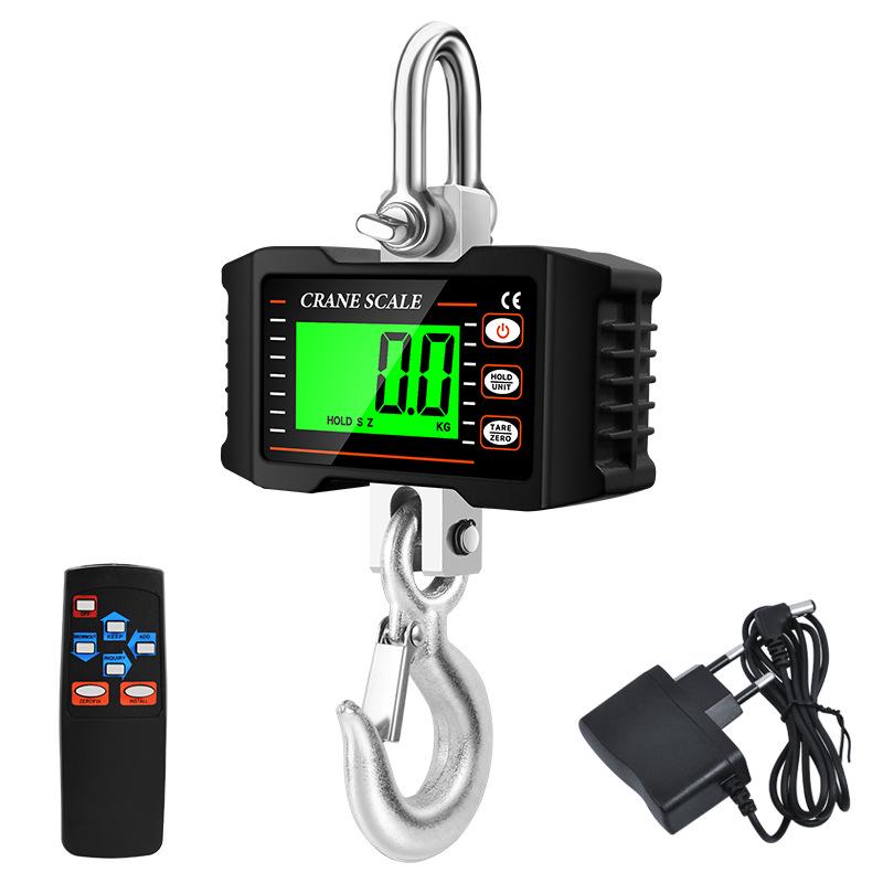 High-Demand Electronic Crane Scale: 1000kg/1T, 1.5T, 2T Handheld Hanging Hook Scale