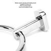 Wall Mounted Towel Ring Stainless Steel Bathroom Round Towel Rack Holders Accessory