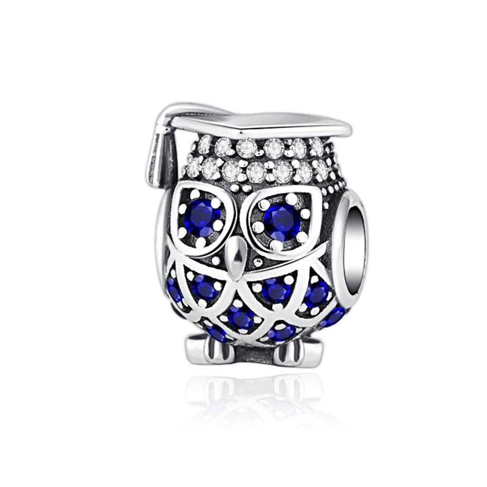 New Copper Lion Black Cat Cow Leopard Snake Owl Charm Bead Fit For Original Bracelet Necklace Diy Women'S Boutique Jewelry