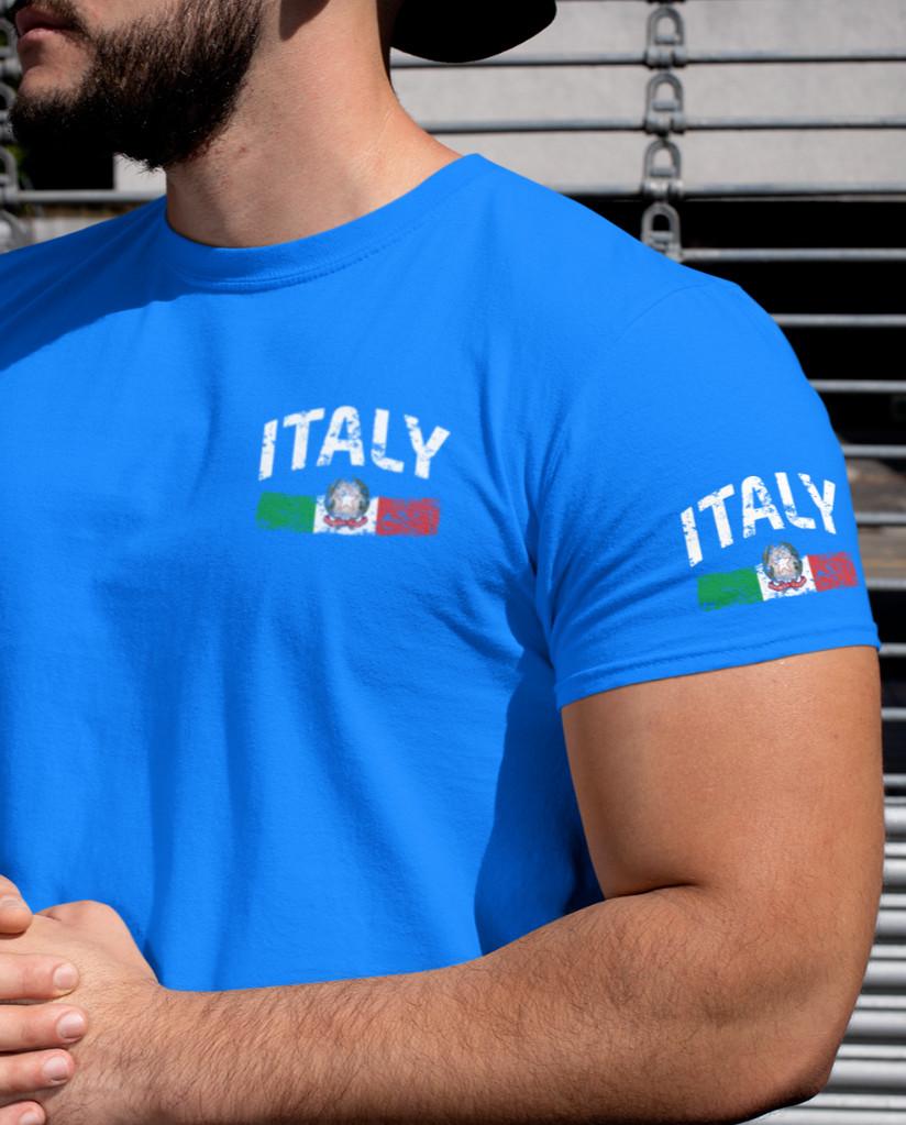 Italy T-Shirt Mens Womens Tees Top, Italian T-Shirt Mens Womens Tees Tops, Italy Flag Tee, Italian Pride Shirt 2XL