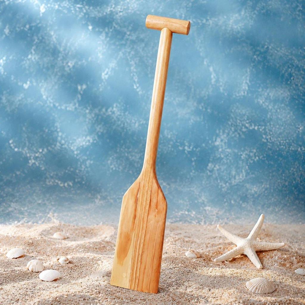 Dragon Boat Paddle Decorative Wood Oar Lightweight for Canoeing