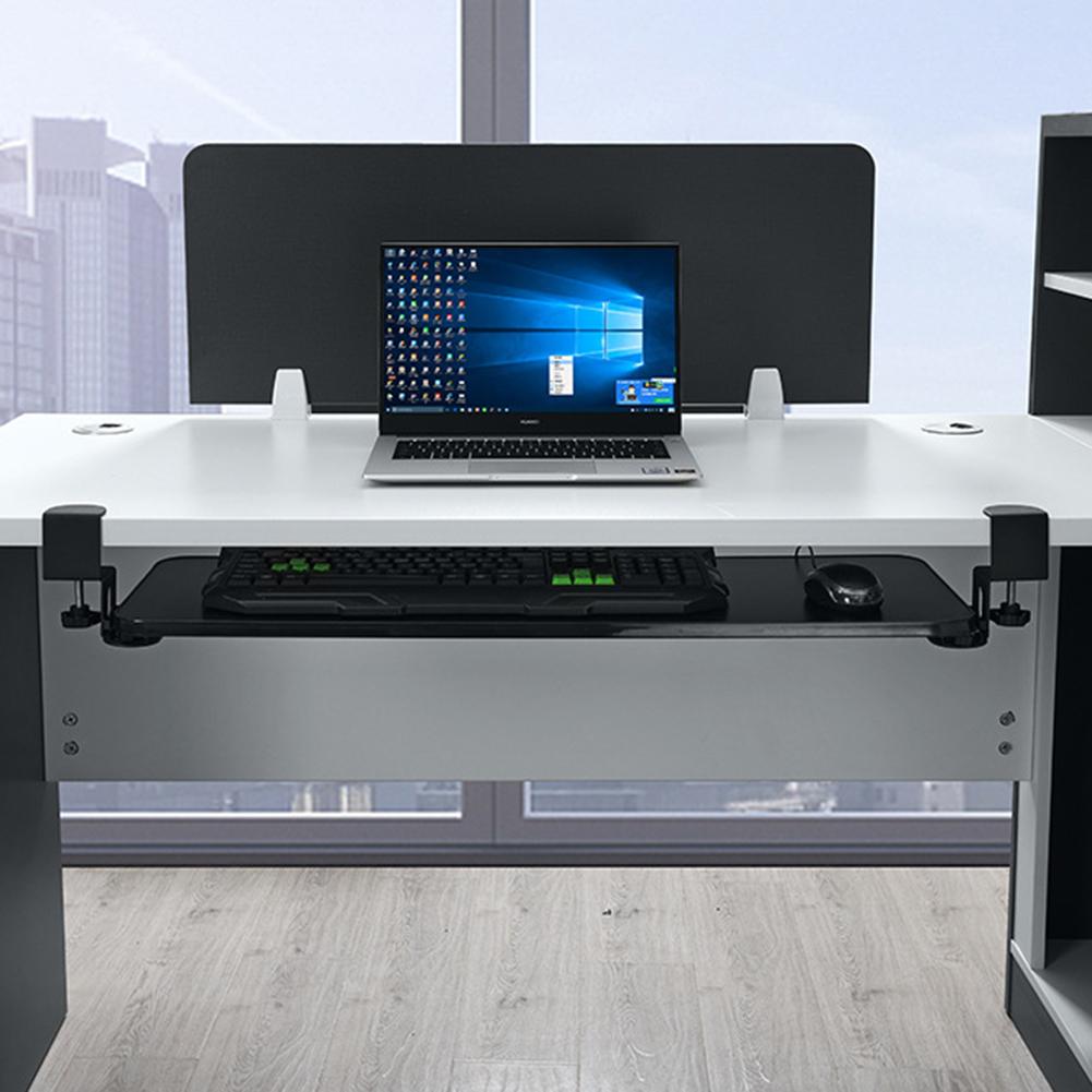 Keyboard Tray Under Desk Height Adjustable Pull Out Keyboard Tray Slide Out Computer Keyboard Drawer Under Desk Keyboard Drawer