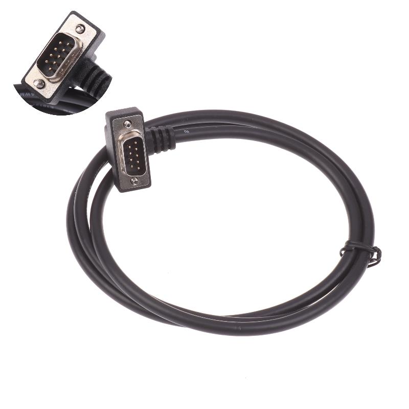 Db9 Rs232 Serial Cable Up Down Angle D-Sub 9 Pin Rs232 Serial Port Cable Com Port Extension Cord For Plc Modem Pos