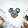 Minne Mouse Head Printed Cotton TShirt Womens Design Trend Aesthetic Fashion   TShirt Top Short Sleeve