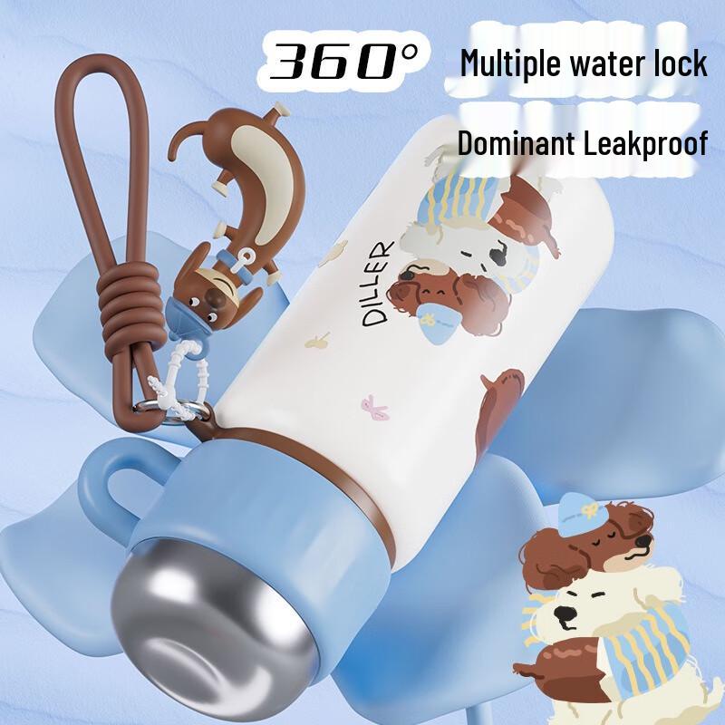 

Diller Dachshund Cartoon 500ML Insulated Straw Cup