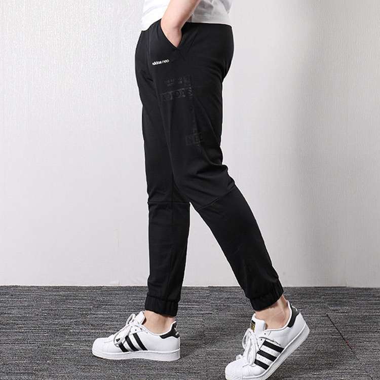 Adidas Neo Casual Tapered Jogger Pants Men Bottoms Black DZ9294