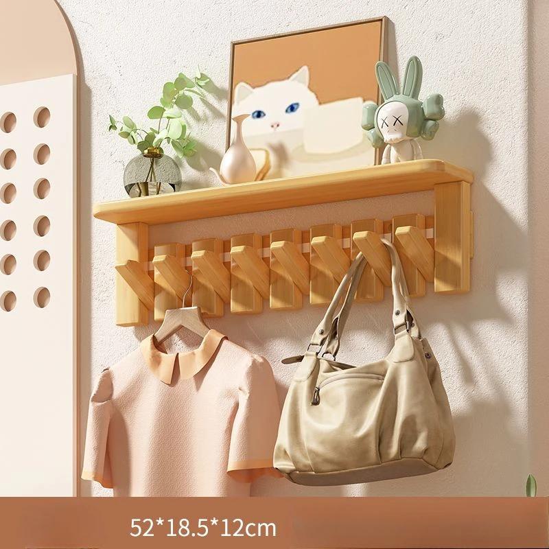 Modular wall Coat racks wooden multifunctional space saving Shelf Storage clothes hangers entrance hall Hanger Living room