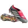 adidas Predator Elite Fold-Over Tongue FG 'Finishers Steel Pack' (Unisex) Iron Metallic / Cloud White / Lucid Red Soccer Shoes JS0379
