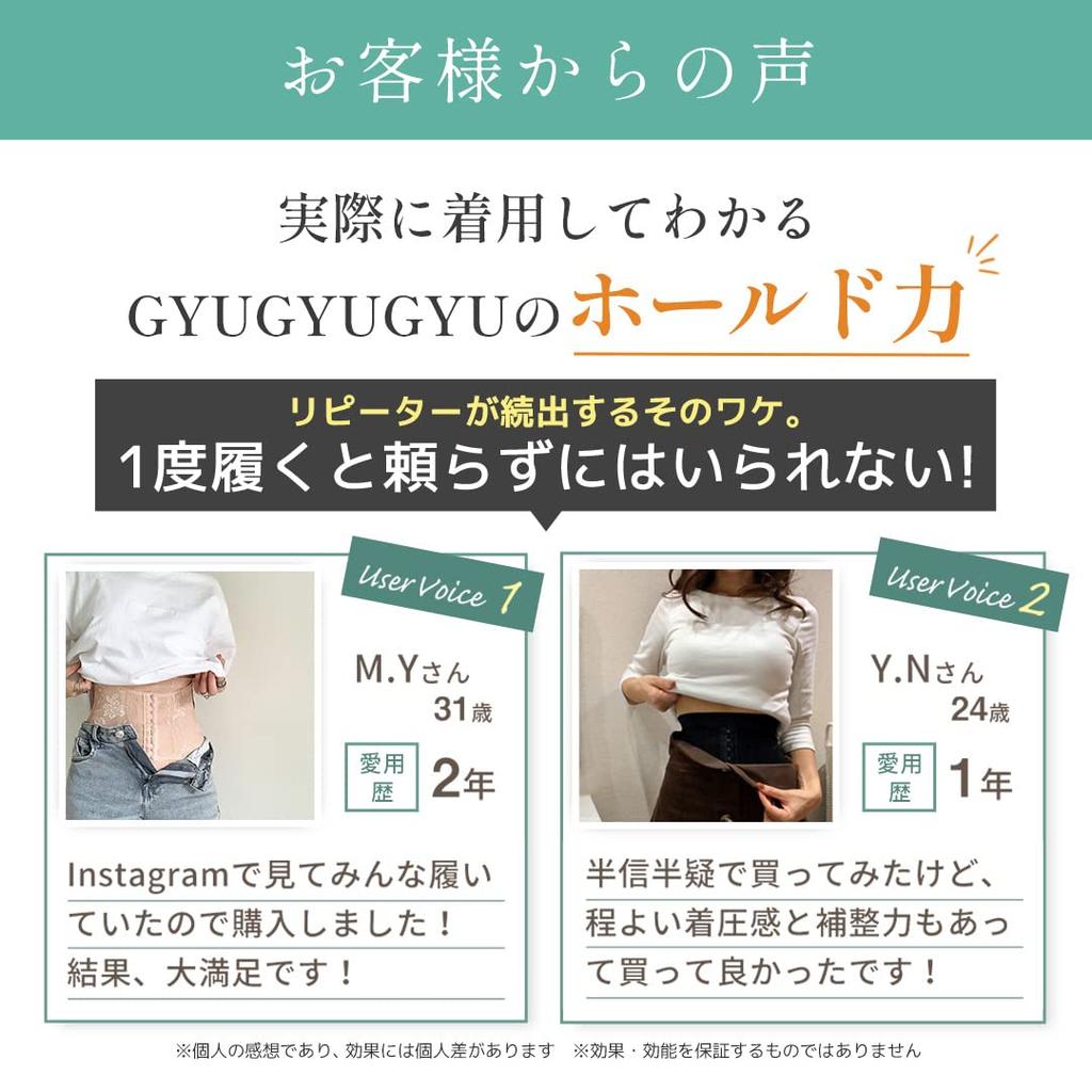 GYUGYUGYU Official Pelvic 1 GYUGYUGYU Pelvic Shapewear Panties, Pair, Panties, (M, Black)