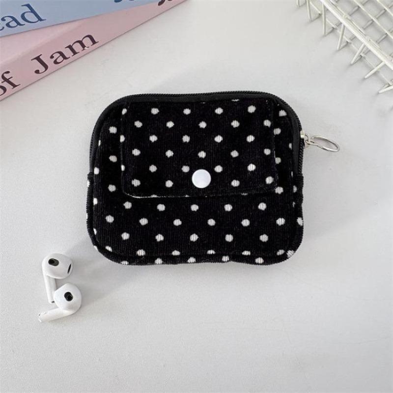Cute Cartoon Floral Quilting Document Storage Bag Card Wallet Coin Purse ID Card Holder Driver's License Holder Badge Holder
