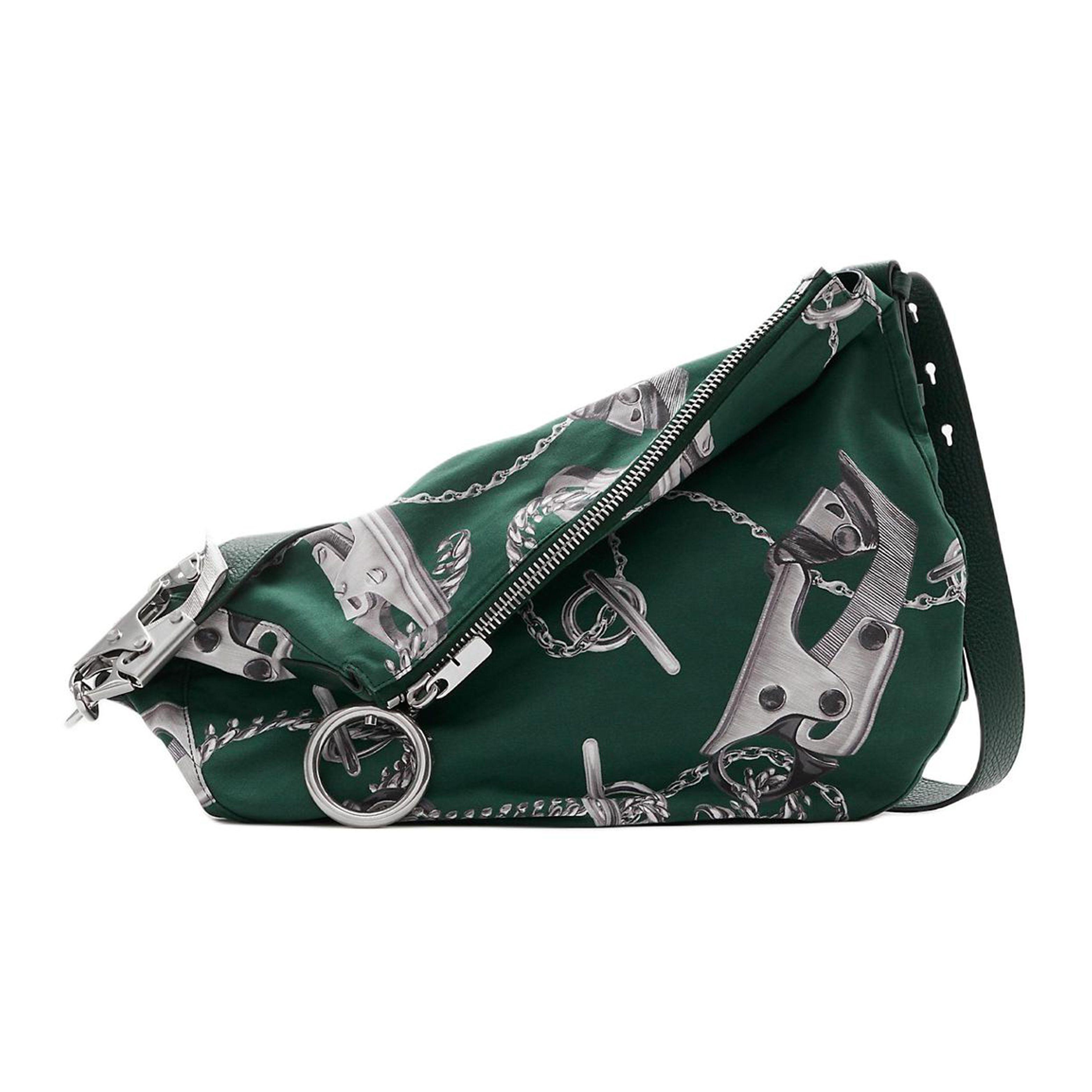 

Burberry Adjustable Shoulder Strap Zipper Closure Nylon Crossbody Bag Women bags Vine-Green 80871681 Basic Set (Bag+Dust Bag)