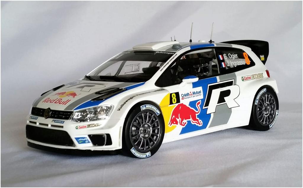 Platz Belkits Volkswagen Polo R WRC 2013 Rally De Winner WRC Champion Plastic Model BEL005 1/24 France-Alsace