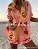 Hot Sale Casual Holiday Shirt Set Beach 1D Printed Shirt Shorts Women's Suit Customized-Made