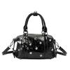 Ladies' Handbag, Female Star Studded Boston Handbag, Versatile Single Shoulder Crossbody Bag, Y2K Bag