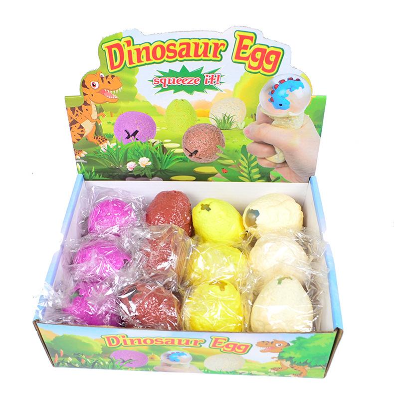 Tpr Second Generation Dinosaur Egg Vent Ball Children S Decompression Hatching Egg Water Ball Pinch Music Vent Egg Puzzle