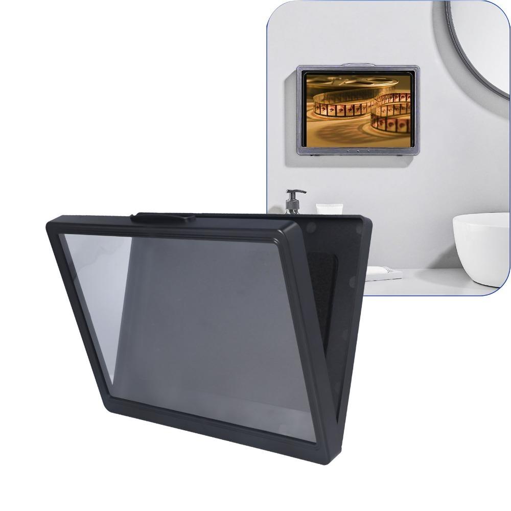 Black White Bathroom Tablet Case Plastic Tablet Stand Tablet Holder  Shower Bathroom Kitchen чёрный