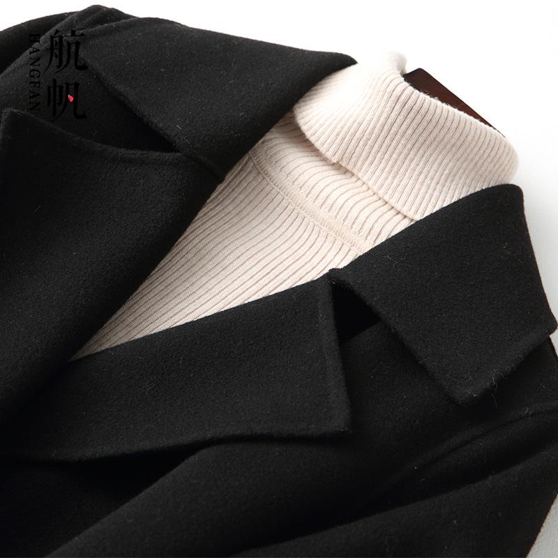 Double-sided cashmere coat wool jacket tooling