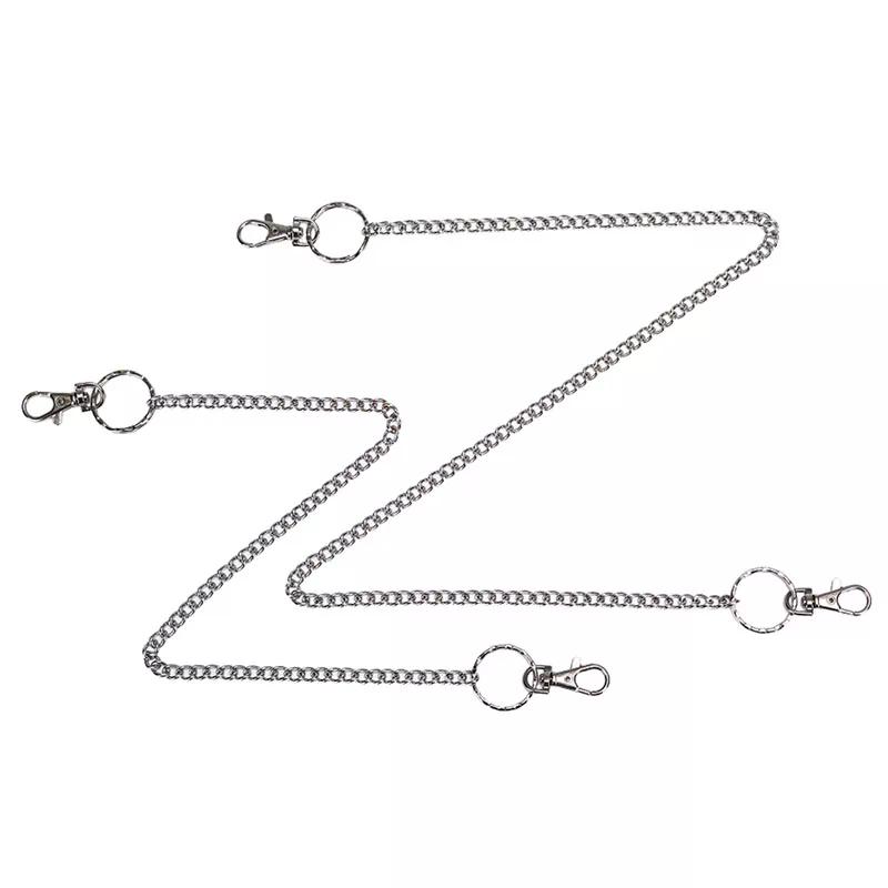 1Pcs Punk Hiphop Trendy Belt Waist Chain Pants Chain Jeans Punk Metal Trousers Chains