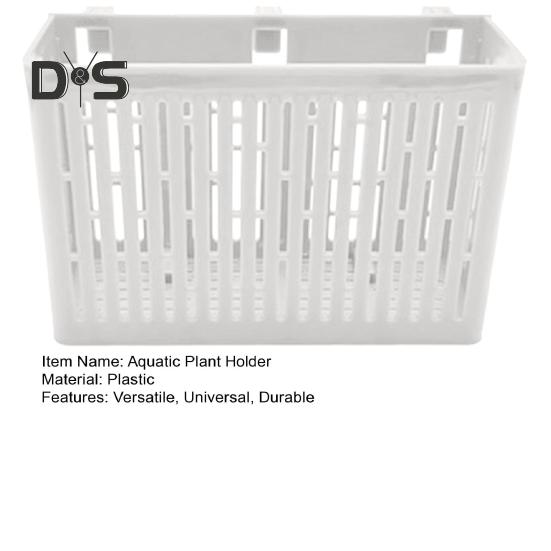 Aquarium Plant Holder with Hooks Fish Tank Plant Stand Aquarium Planter Cup Hydroponic Basket for Aquatic Plant Cultivation